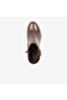 32031 Women's Brown Genuine Leather Heeled Boots - 5