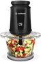 Choppi XL 1.2L Glass Chopper and Mincer, 500W w/ Pulse & 2 Speeds, Removable 4 SS-Blade