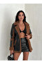 Fur Lined Leather Coat