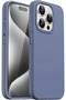 iPhone 14 Pro Max Case Velvet Launch Erasable Colorful Soft Silicone Cover Lavender - 7