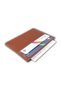 Super Slim 4-Piece Genuine Leather Card Holder, Unisex with Coin Pocket, Slim, Women's and Men's 4-Piece Credit Card Holder Wallet - 4