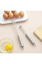 Metal Beater 8Pcs Metal Ball Tip Chrome Handle Beater, Metal Cake Egg Beater - 3