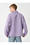 Shirt Collar Sweatshirt Raised - 4