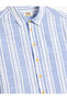 Shirt Long Sleeve Button Detail Classic Collar Cotton - 3