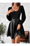 Women's Leather Skirt Dress (No Belt) - 3
