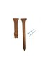 Apple Compatible Leather Strap - Brown-22Mm