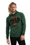 Men's Polo State Sweatshirt Embroidered Hooded Sweat Dark Green