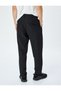 Embroidery Detailed Straight Basic Buttoned Sports Sweatpants - 4