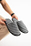 Men's House Slippers Winter Slippers Printed Knitted Knitwear Fabric Slippers - 3