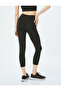 Slim Fit Slogan Printed Sports Leggings - 4