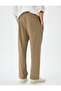 Cotton Pocket Detailed Lace up Waist Sweatpants - 4