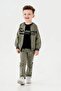 My Little Boy (Ages 1-4) 3-Piece Set with College Collar Jacket - Khaki