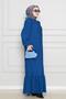 Robalı Sahra Hijab Dress-Blue - 2