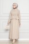 Beli Tunnel Skirt Suit-Beige