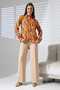 Orange Color Regular Women's Tunic Shirt - 8