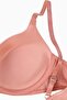 Women's Padded Push up Supported Micro Fabric Underwire Everyday Bra - Dusty Rose - 2529 - 4