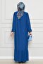 Robalı Sahra Hijab Dress-Blue - 5