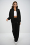 Women's Wide-Leg Zippered Tracksuit Set 4144-25 - 4
