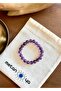 Amethyst Natural Stone Bracelet (Third Eye Chakra)