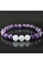 Aquamarine Amethyst Special Design Natural Stone Bracelet