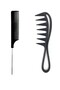 Set of 2 Hair Shape Comb and Krape Comb