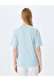 College Printed Crew Neck Short Sleeve Comfortable Fit T-Shirt - 4