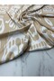 Beige Pattern Dress Shirt Tivil Satin Fabric Our Product Is Sold in Pieces 1 Piece 1 Meter