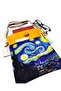 Strap-On Bag - Book/Tablet/Ebook Bag - Detachable Strap (Starry Night, Van Gogh, Yellow) - 2