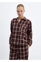 Flannel Plaid Pajama Shirt