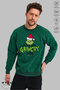 Unisex Long Sleeve Feel Grinch Christmas Printed Crew Neck Hoodless Raster Oversize Sweatshirt - 3