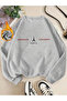Paris Printed Unisex Oversize Crew Neck Sweatshirt