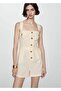 Short jumpsuit with buttons