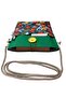 Hanging Book / Tablet / Ebook Bag - Case (Orange - Red - Green Flowers) - 7