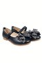 Black Bow Evening Dress Girls' Ballerinas