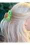 Imported Luxury Trend Bone Shiny Pearlescent Cute Turtle Clothespin Clip Buckle - 2