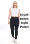 Curve Plus Size Corded Fabric Fleece-Lined Women's High Waist Shaping / Sculpting Winter Leggings