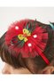 Girl's Bow Detailed New Year's New Year's Christmas Cotton Dress - 5
