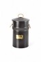 Premium 4-Piece Flour Storage Bucket Set with Ottoman Motif Rope Handles, 5-16-30-50 Liters - 5