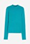 Turtleneck jersey top