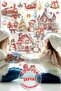 Transparent Red Gold Christmas New Year Glass Sticker Set with Double-Sided Appearance