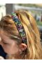 Luxury Wide Crystal Leopard Pattern Colorful Rainbow Stone Crown Women Children Tiara Cambered - 3