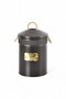 Premium 4-Piece Flour Storage Bucket Set with Ottoman Motif Rope Handles, 5-16-30-50 Liters - 6