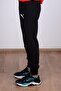 586716-51 Black Men's Sweatpants with Elastic Waist and Legs - 2