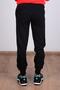 586716-51 Black Men's Sweatpants with Elastic Waist and Legs - 3