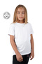 Set of 2 White and Black Short Sleeve Crew Neck Lycra Badi T-Shirts Unisex (Girls and Boys) - 3