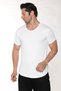 Men's Wide Neck 100% Cotton Loose T-Shirt - 5