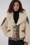 5209 Plush Fur Coat - Cream - 4