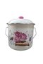 Enamel Bakraç Yogurt Bucket 22 Cm Pulses Storage Pot Yogurt Pot - 6