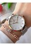 Steel Mesh Cord Blackening Does Not Take Off the Color 3 Atm Water Resistant Women Wristwatch+Bracelet B10342.4