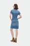 Women's Full-Length Button-Down Jean Dress - 6